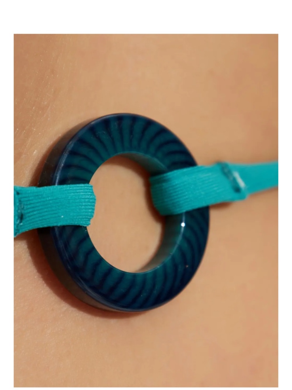 Bond-eye teal 2 piece bikini set OS - Picture 8 of 11